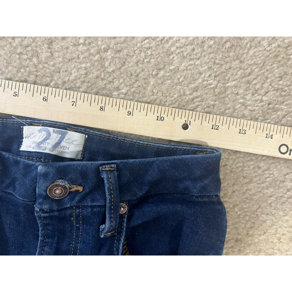 We The Free Free People Jeans‎ Size 27 Blue Denim Festival Feminine Stretch